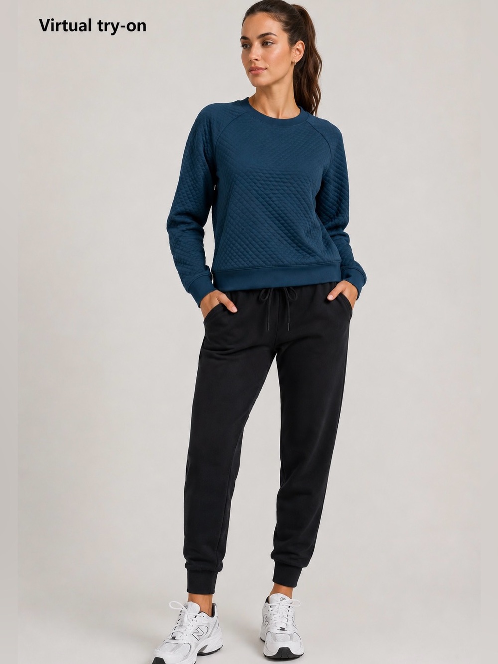 REI Co-op REI 180 Women’s Pullover Sweatshirt Blue S Crew Neck Pockets